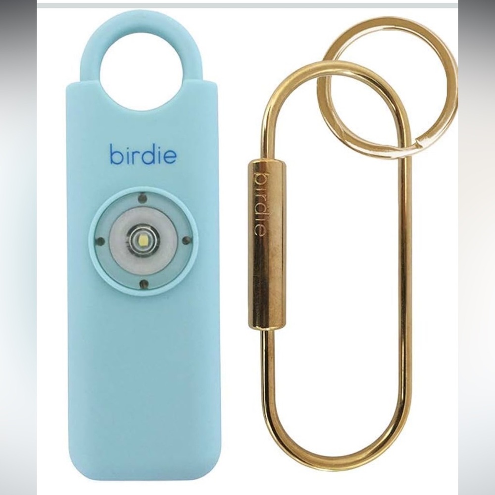 NEW NIB Birdie Personal Safety Alarm Aqua Turquoise Grad Gift College